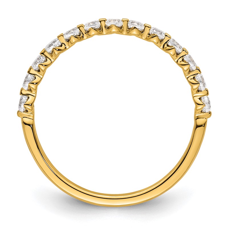 True Origin 14k 1/2 carat Lab Grown Diamond VS D E F Band