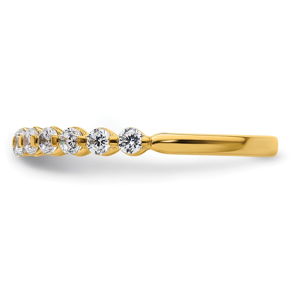 True Origin 14k 1/2 carat Lab Grown Diamond VS D E F Band (RM9982-045-YLD)