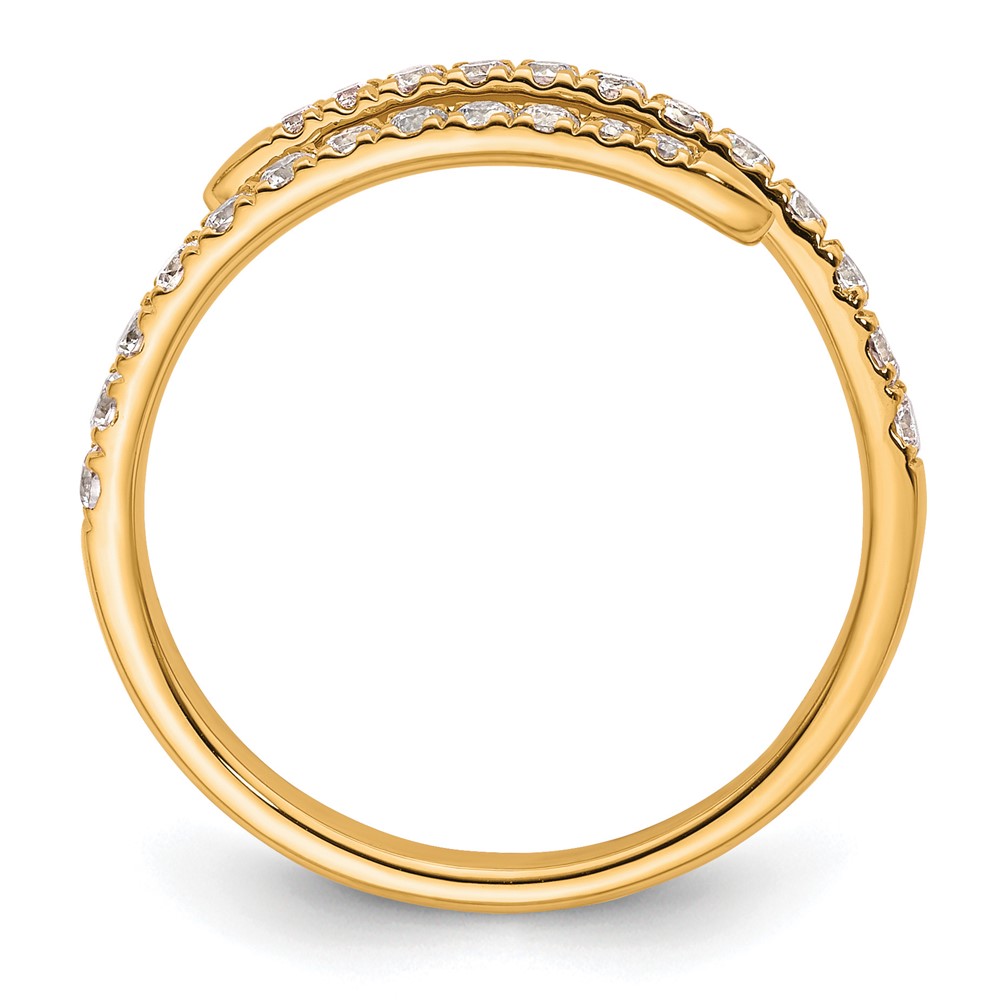 True Origin 14k 3/8 carat Lab Grown Diamond VS D E F Fancy Band (RM9983-040-YLD)
