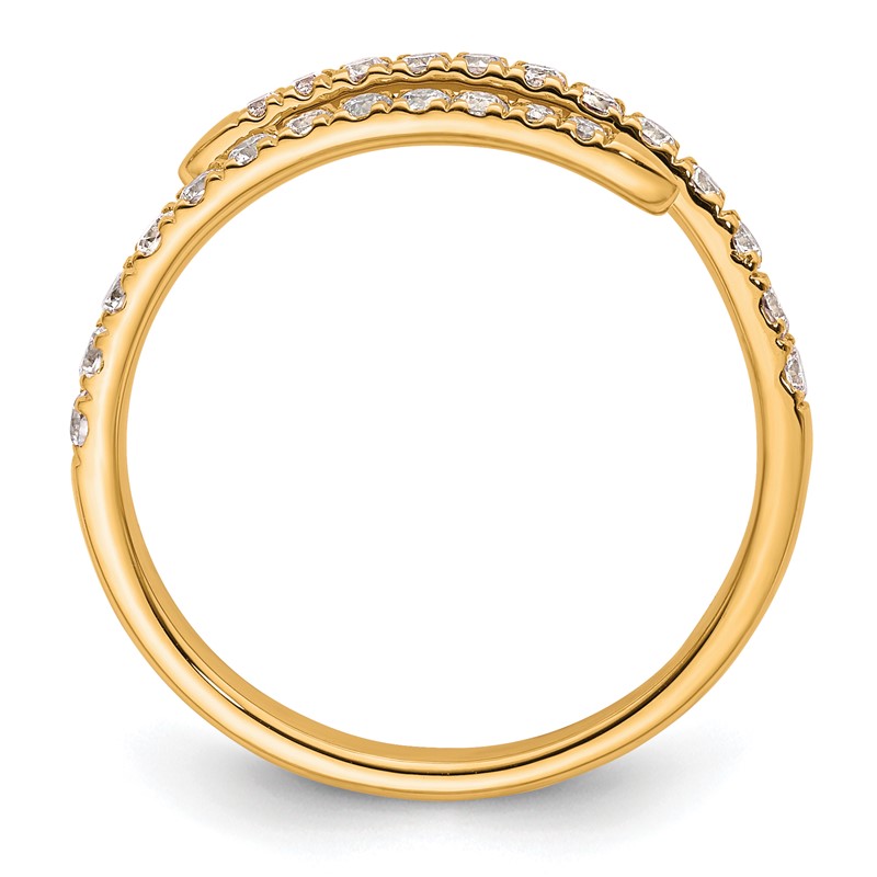 True Origin 14k 3/8 carat Lab Grown Diamond VS D E F Fancy Band