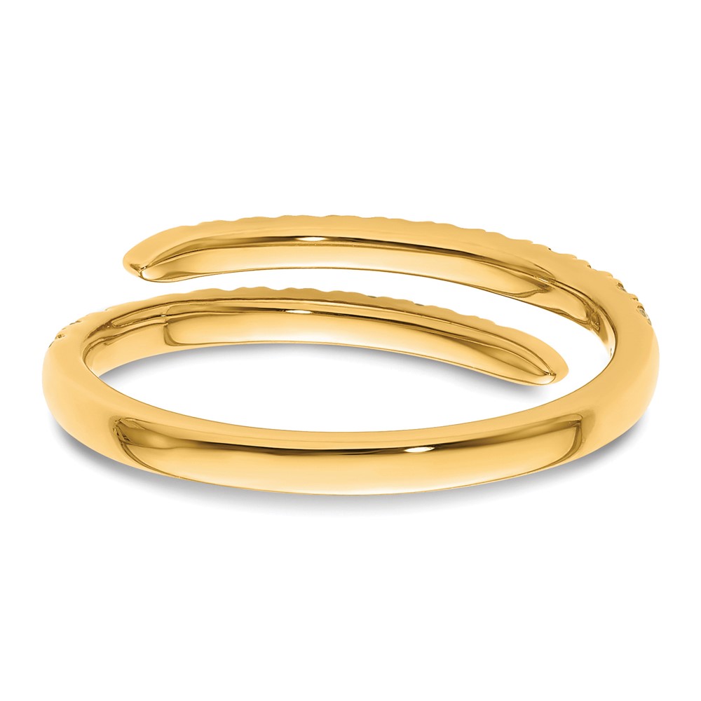 True Origin 14k 3/8 carat Lab Grown Diamond VS D E F Fancy Band (RM9983-040-YLD)