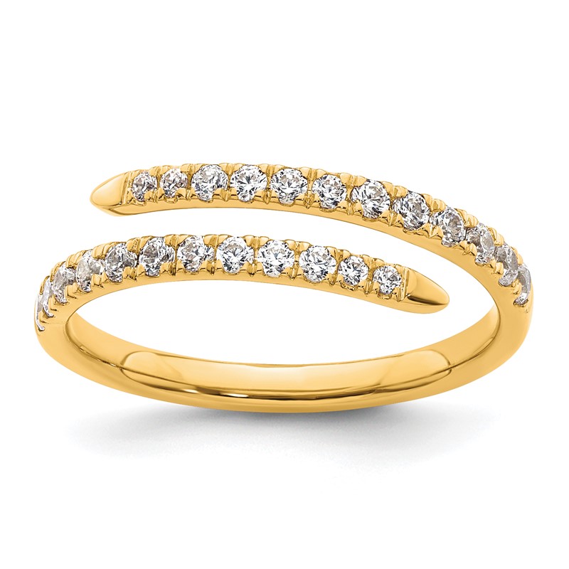 True Origin 14k 3/8 carat Lab Grown Diamond VS D E F Fancy Band