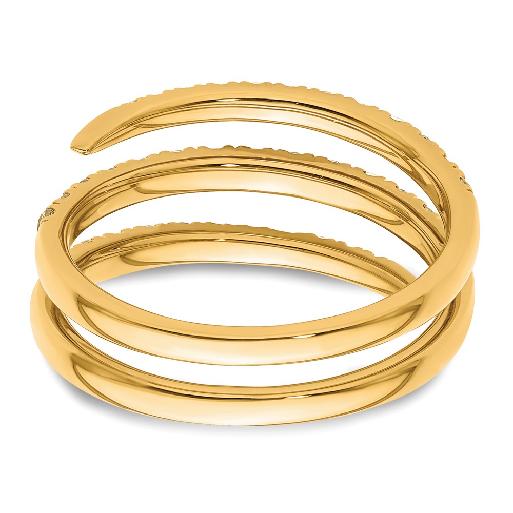 True Origin 14k /4 carat Lab Grown Diamond VS D E F Fancy Band (RM9984-080-YLD)