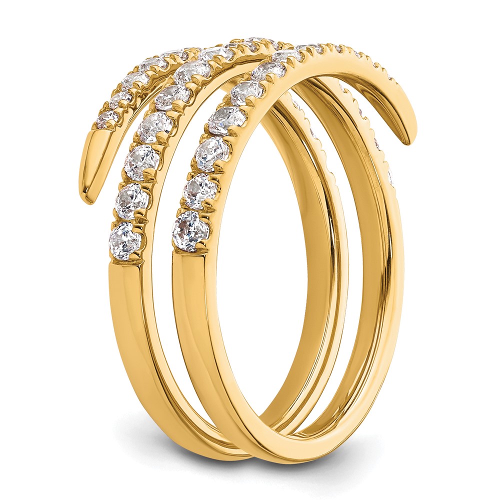 True Origin 14k /4 carat Lab Grown Diamond VS D E F Fancy Band (RM9984-080-YLD)