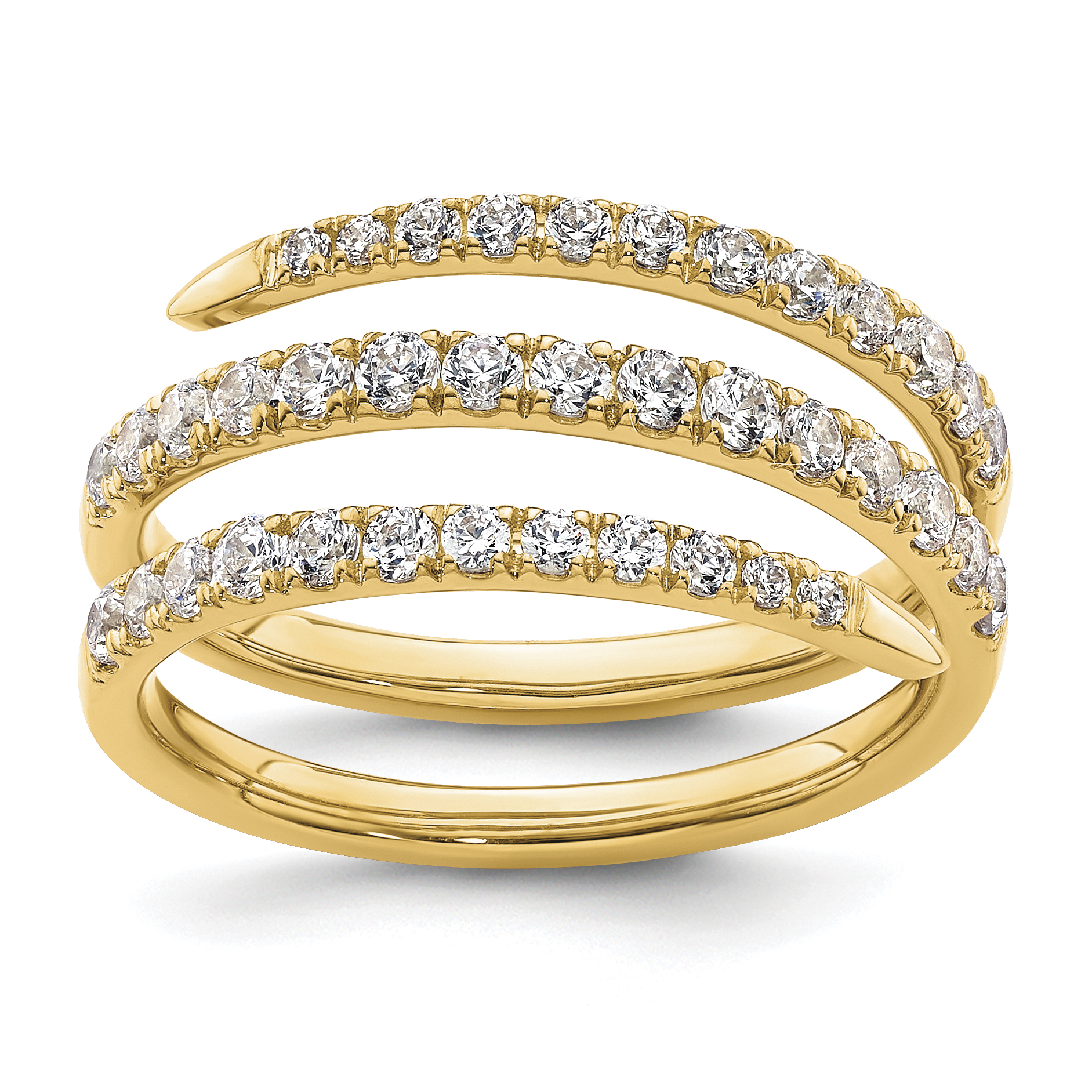 True Origin 14k /4 carat Lab Grown Diamond VS D E F Fancy Band (RM9984-080-YLD)