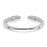 True Origin 14K White Gold 0.38 Carat Lab Grown Diamond VS+ F+ Complete Band view 5