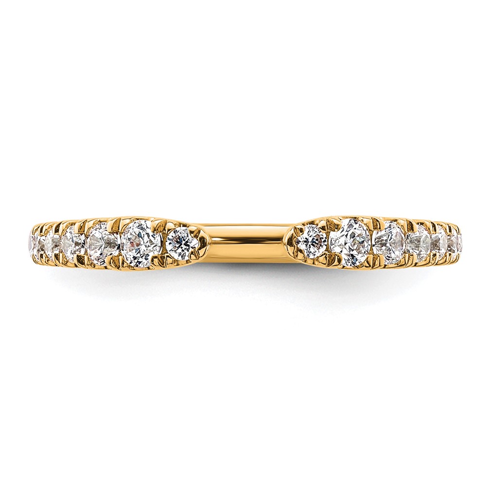 True Origin 14k 3/8 carat Lab Grown Diamond VS D E F Fancy Band (RM9985-038-YLD)