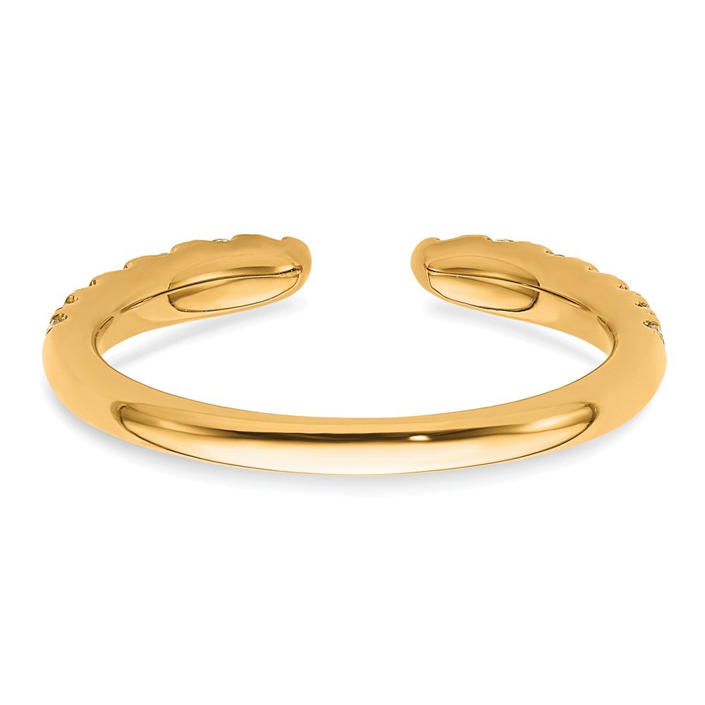 True Origin 14k 3/8 carat Lab Grown Diamond VS D E F Fancy Band (RM9985-038-YLD)