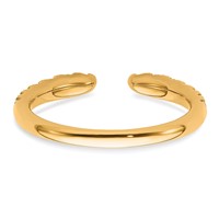 True Origin 14K Yellow Gold 0.38 Carat Lab Grown Diamond VS+ F+ Complete Band view 5