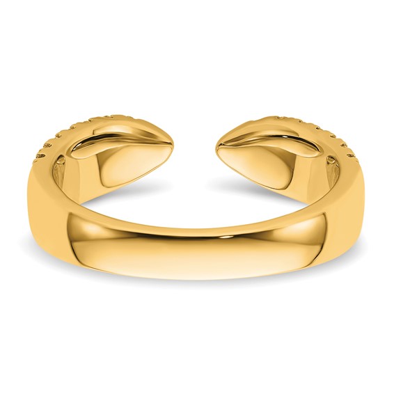 True Origin 14K Yellow Gold 3/4 carat Lab Grown Diamond VS+ F+ Complete Wedding Band