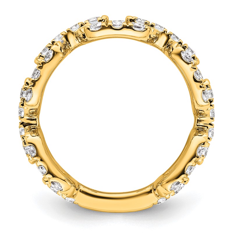 True Origin 14k 2 3/8 carat Lab Grown Diamond VS DEF Band