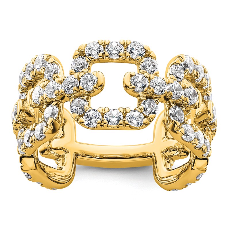 True Origin 14k 2 3/8 carat Lab Grown Diamond VS DEF Band