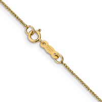 14K .70mm Yellow Gold Ropa Chain with Spring Ring Clasp - 14in view 4
