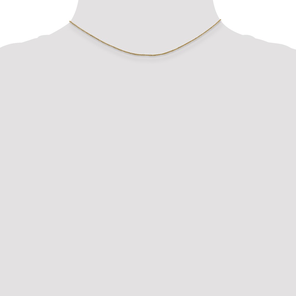14K 14 inch .70mm Ropa with Spring Ring Clasp Chain (RPA015-14)