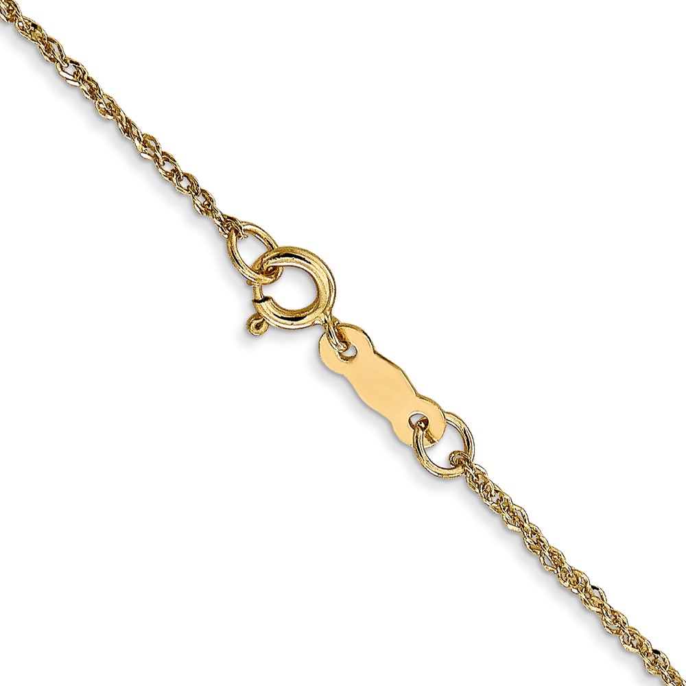 14K 24 inch 1.1mm Ropa with Spring Ring Clasp Chain (RPA020-24)