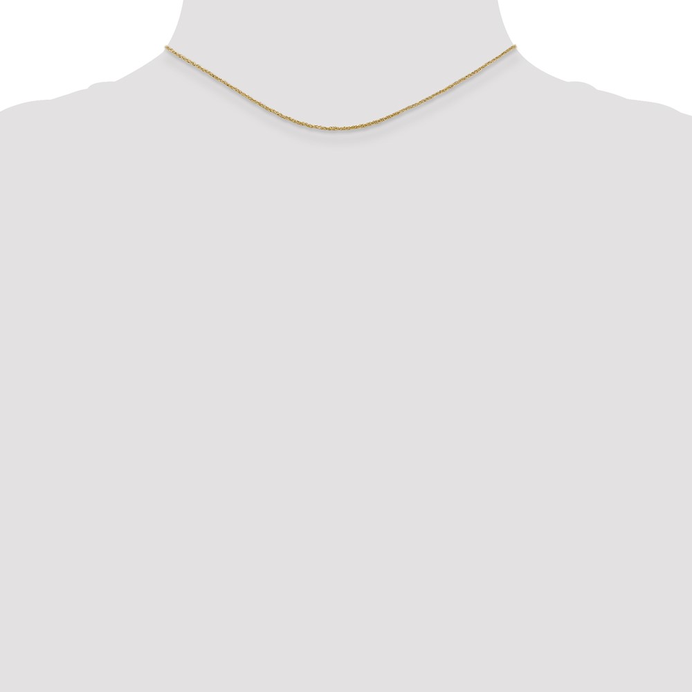 14K 14 inch 1.1mm Ropa with Spring Ring Clasp Chain (RPA020-14)