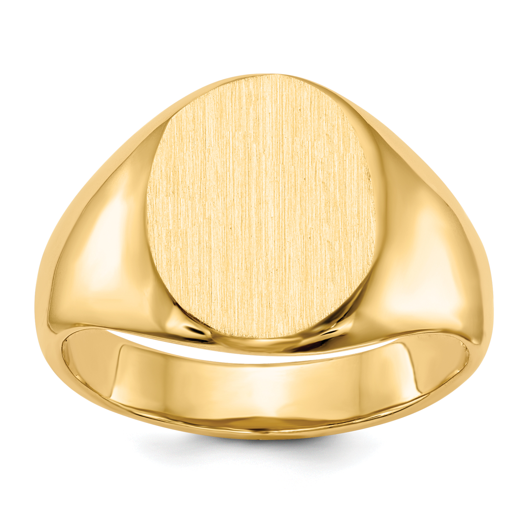 14k 11.5x13.5mm Open Back Signet Ring (RS115)