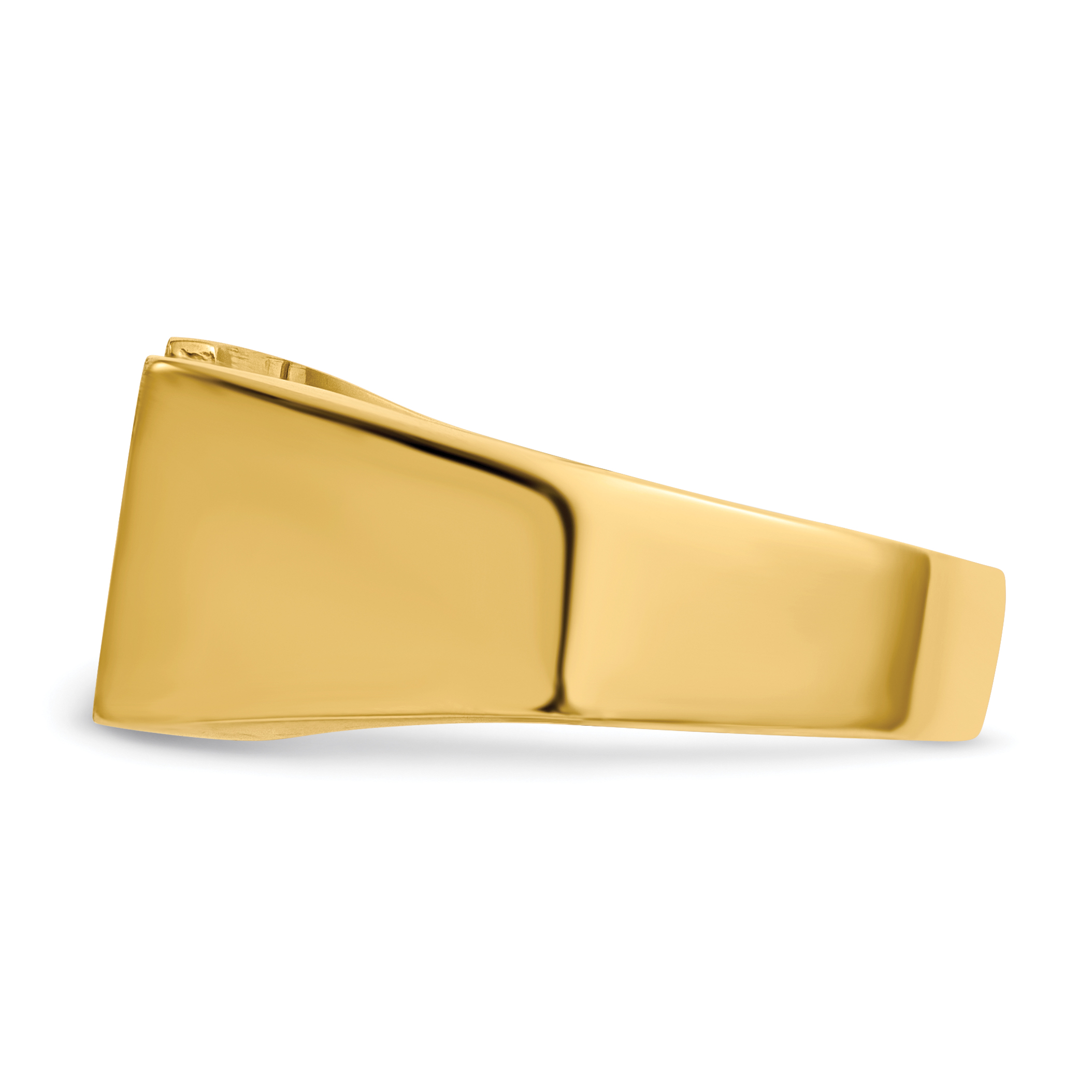 10ky 10.0x17.0mm Open Back Men's Signet Ring | J.C.'s