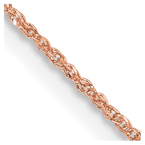 14K Rose Gold.7mm Ropa Chain with Spring Ring Clasp, 16"