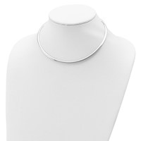 Sterling Silver Gold-plated Polished Reversible 3mm Cubetto Necklace with 2 Inch Extension, 16" view 4