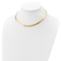 Sterling Silver Gold-plated Polished Reversible 6mm Cubetto Necklace with 2 Inch Extension, 16" view 5