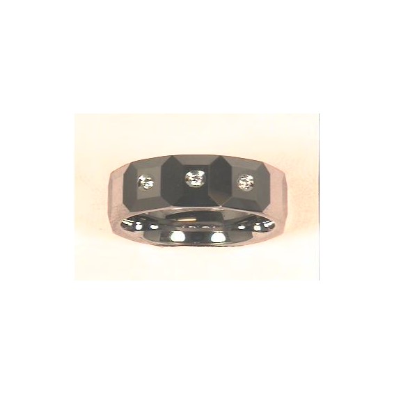 3 - .03 RD DIAS, MEN'S TUNGSTEN CARBIDE BAND - Mel:F60