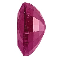 5mm Heart Ruby C Quality view 3