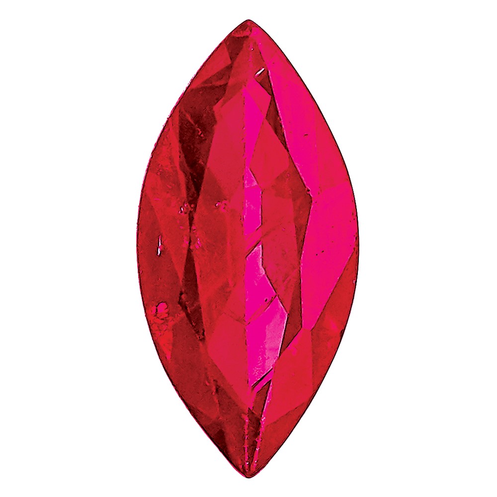 5x 2.5mm Marquise Ruby AA Quality