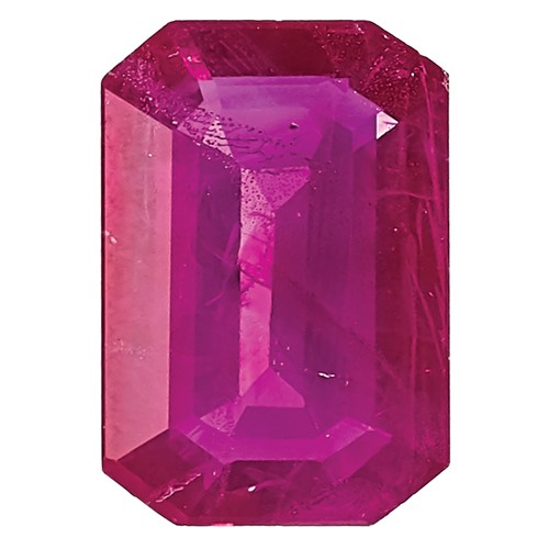 6x 4mm Emerald Cut Ruby a Quality