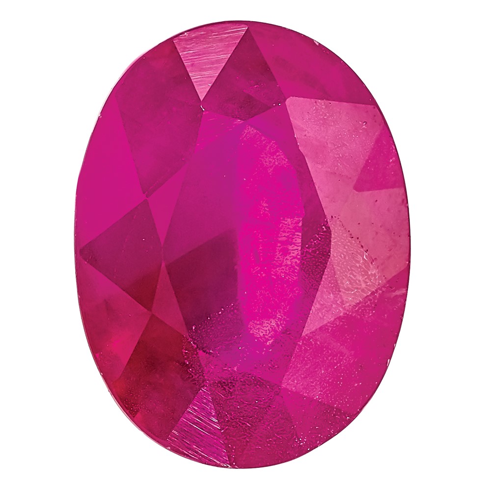 6x4mm Oval Ruby C Quality