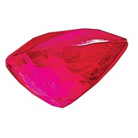 6x4mm Pear Ruby C Quality view 4