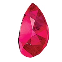 6x4mm Pear Ruby C Quality view 5