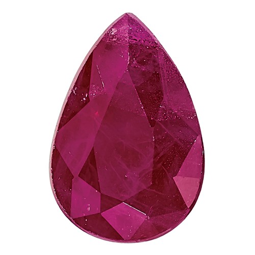6x4mm Pear Ruby C Quality