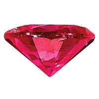 1.25mm Round Diamond-cut Ruby AA Quality view 2