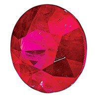 2mm Round Ruby a Quality view 3