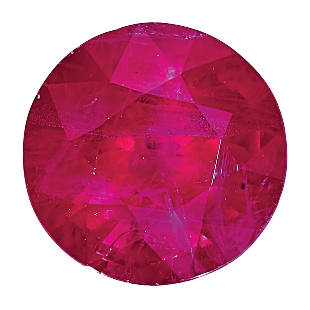 2mm Round Ruby a Quality