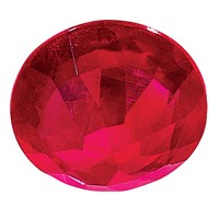 2mm Round Ruby AA Quality view 4