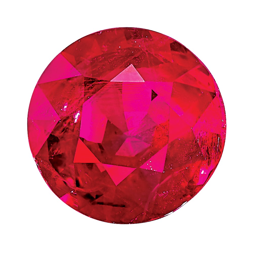 2mm Round Ruby AA Quality