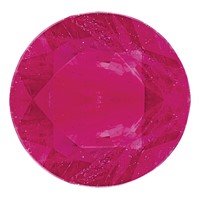 2mm Round Ruby C Quality view 1