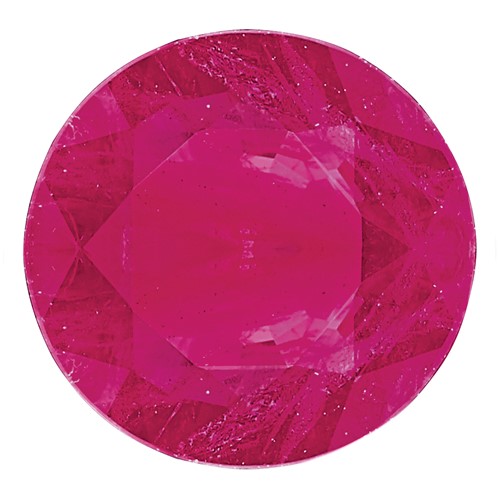 5mm Round Ruby C Quality