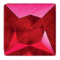 2.5mm Princess Ruby AA Quality view 1