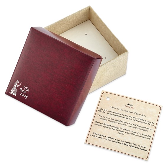 Lacquer Dipped Pink Real Rose Adjustable Silver-tone Ring