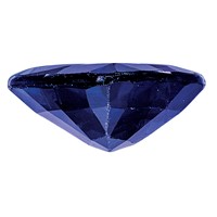 3mm Heart Blue Sapphire a Quality view 2