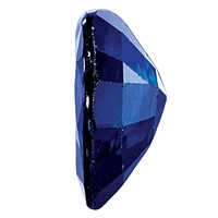 3mm Heart Blue Sapphire a Quality view 3