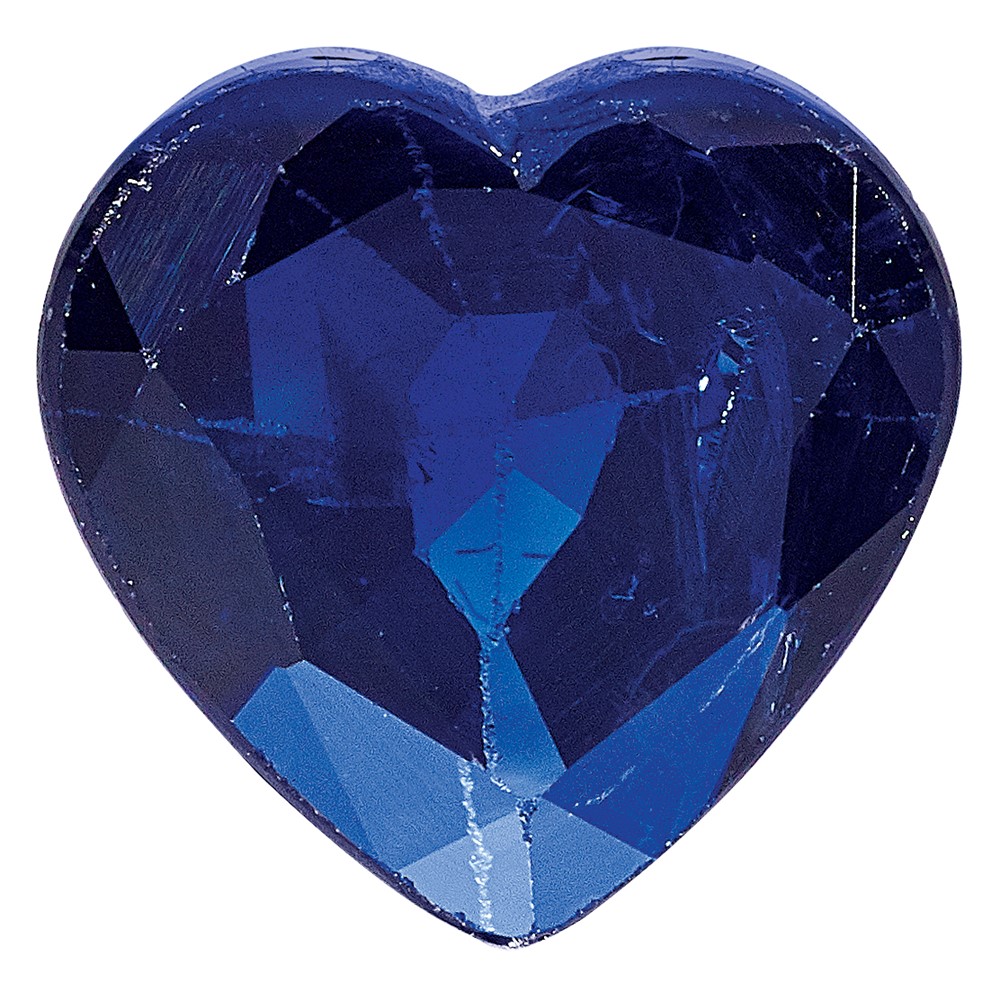 3mm Heart Blue Sapphire a Quality