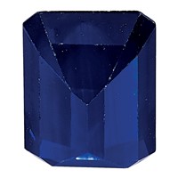 5x 3mm Emerald Cut Blue Sapphire AA Quality view 4