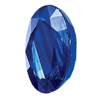 5x3mm Oval Blue Sapphire C Quality view 5
