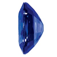 7x5mm Oval Blue Sapphire AA Quality view 3