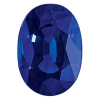 7x5mm Oval Blue Sapphire AA Quality view 1