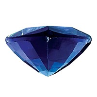 4x3mm Pear Blue Sapphire a Quality view 2